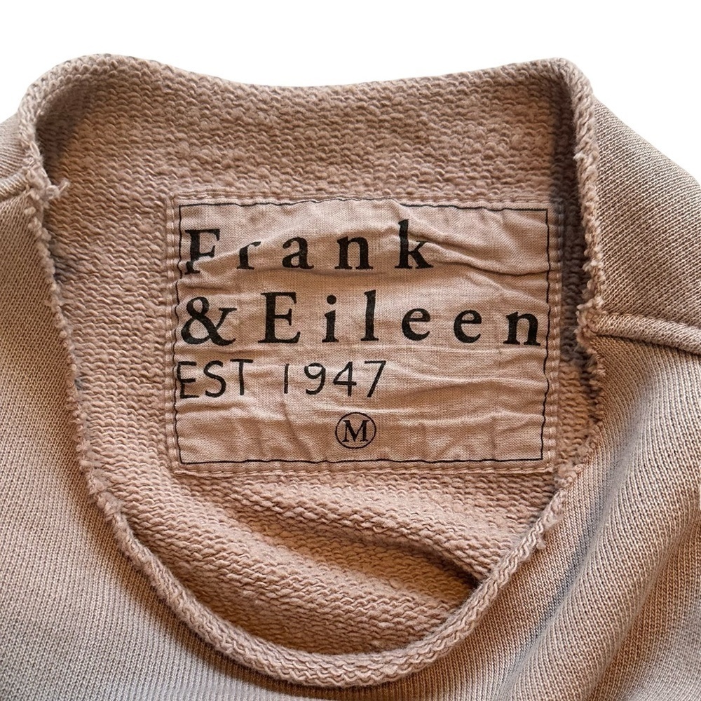 Frank & Eileen NWD Izzie Sweatshirt Dress Tan/Taupe Size M - Picture 4 of 6